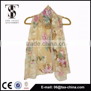 Fashionable and beautiful chiffon scarf wholesale beach shawl