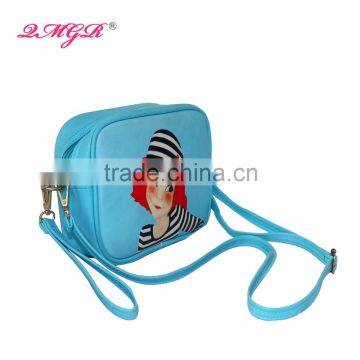 Fashion Cute Cartoon Girls PU Cosmetic Bags With Zipper photo-3