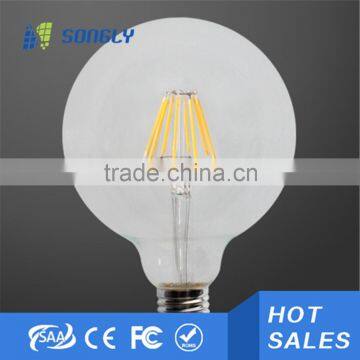 E27 E14 g125 decorative led filament bulb