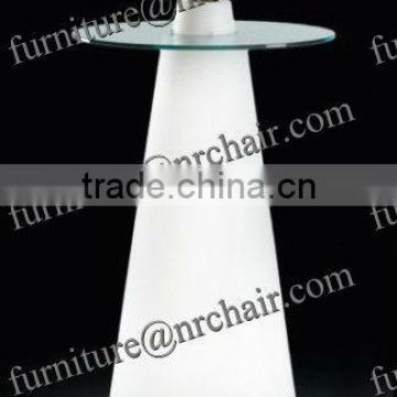 shanghai event banquet led illuminating cone poseur for wedding ceremony