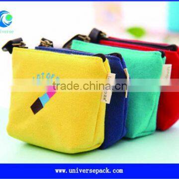 Colorful canvas bag zipper for beauty