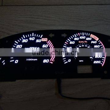 High brightness & Good quality EL glow Car gauge/ EL glow auto gauge / EL glow Car Meter