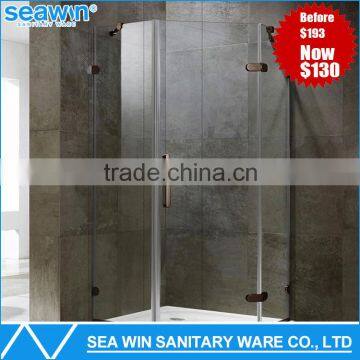 Neo Angle Design Top Quality Waterproof Shower Glass Door Manufacturer