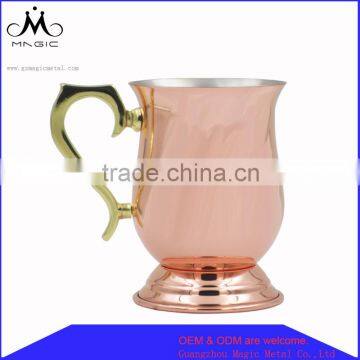 China factory offer copper-plated cocktail cup