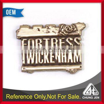 Fortress twickenham logo 3D embossed pin badge