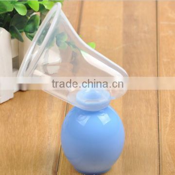 Hot selling 100% food grade silicone mama breast pump Manual simple breast pump/ manual humalactor