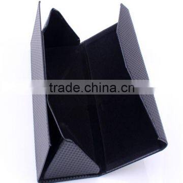 Hot Sell Triangle Luxury Folding Sunglass Case,Sunglass Case Box