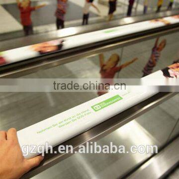 vinyl stickers , escalator handrail advertising film