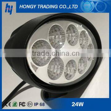 Hot selling!!12v working light 24w ellipse led work lamp,4x4 led lights work