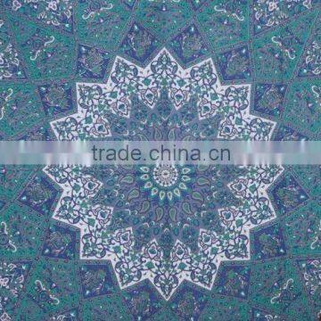 Blue Indian Cotton Wall Hanging Tapestry Home Decor Beach Throw Mandala Tapestry Indian Tapestry Wholesaler Bohemian Tapestry photo-2