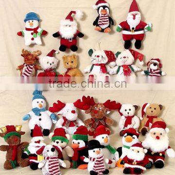 Christmas Plush Toys,Christmas Plush Animal Toys ,Plush Stuffed Animal Christmas Toy