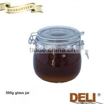 1kg snap joint bottle packed bee honey with comb