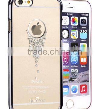 2016 newest mobile phone cover case electroplate Diamond star image tpu for iPhone 6 6s 6plus