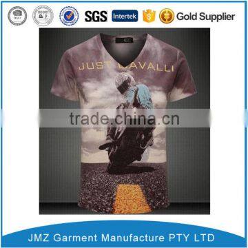 Sublimation Print t Shirts Garment Mens t Shirts Custom Printed t Shirts