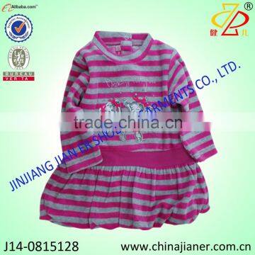 new model cheap wholesale kids girls winter dresses made in china