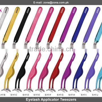 False Eyelash Applicator Clip Tweezers/ Eyelash Applicator Tools / ZONA Pakistan