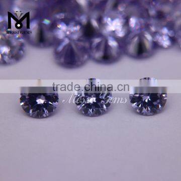 Good Quality Round 7.0mm Lavender Cubic Zirconia Gems