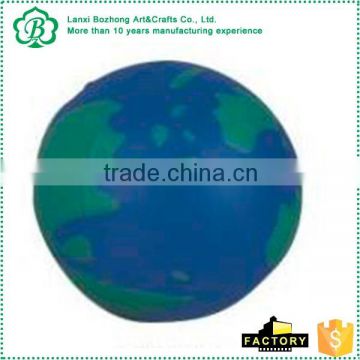 2015 promotional pu earth stress ball wholesale