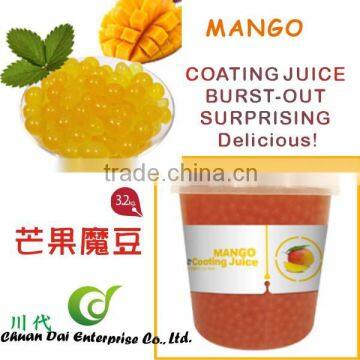 Taiwan bubble tea Mango coating juice boba