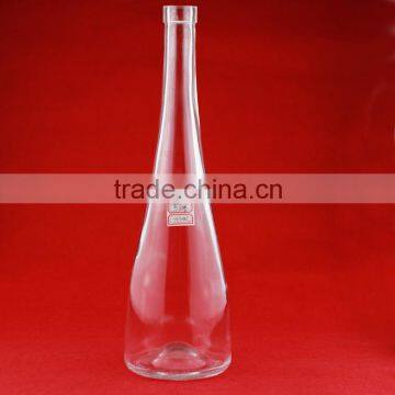 Direct sale container shape bottles 750ml frosted bottles of liquor letter shape bottles wholesale