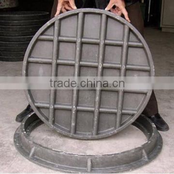 nodular casting ductile foundry manhole covers exported Korea OEM China manufacture top selling manhole covers