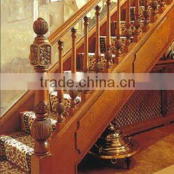 Elegant solid wood stairs