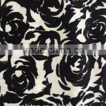 Good Quality Fabric Korea Spun Print Velvet for Lelenga Choli