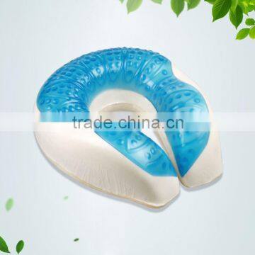 Ice cool gel travel pillow, pillow for neck driver, cooling gel neck support travel pillow