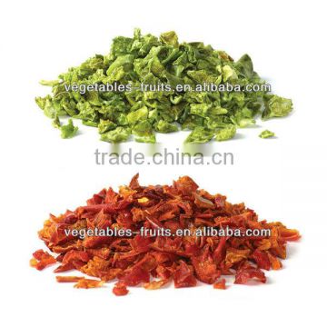 dried green bell peppers granules