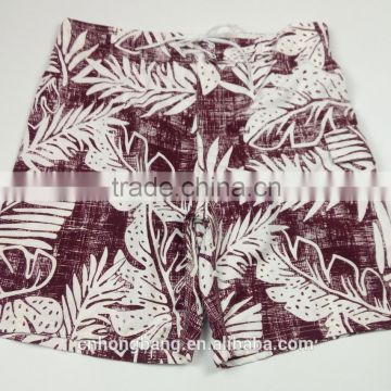 86% recycled polyester 14% spandex fabric made men's board shorts in stock