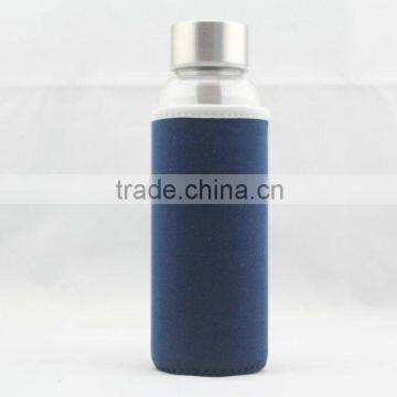 customer's logo high quality wholesale 350ml coffee cups/tea cups/factory price glass water bottle