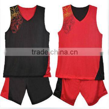 custom sublimation youth basketball jerseys reversible