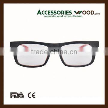 Vintage funny wooden optics eye glasses