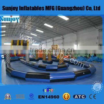 Factory Price, Made in China, PVC inflatable car race track for sale