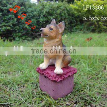 Garden Sensor german shepherd puppies statue for sale