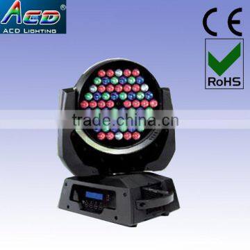 108x3 led moving head rgbw wash stage light