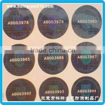 Clear waterproof Round Stickers Die cut Label Sheet Blank printer for packaging label