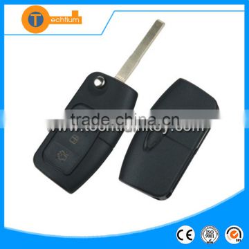 3 button with high quality remote key cover with uncut blade no logo for ford focus