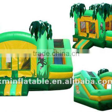 jungle inflatable bouncer slide combo