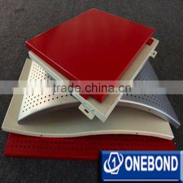 PVDF Aluminum panel for walls / PE building construction material / Solid aluminum panel for cladding