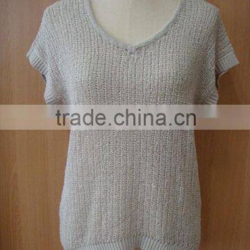 Ladies' 40%Nylon60%Acrylic sweater