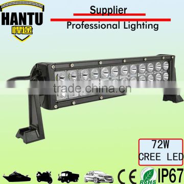 72w led light bar 72w headlight spot beam light bar