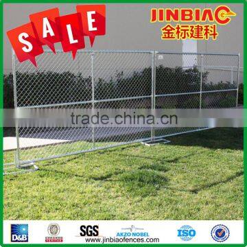 10' x 6' removable galvanized construction temporary fence