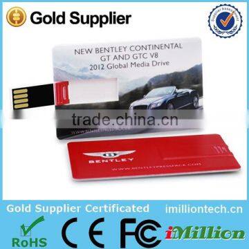 Christmas Promotional Credit card usb stick 8GB key