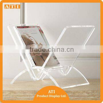 ATI High Quality Two-way clear Acrylic magazine rack