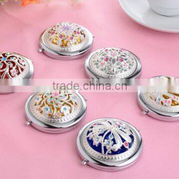 Round Folding Russian Metal Mirror photo-5