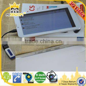 9inch android 4.2 OS dual core 2G/3G Tablet pc IPC-M901