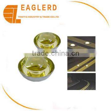 Traffic safety cat eye glass road stud