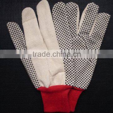 PVC dotted cotton gloves,pvc dotted work gloves/Guantes de algodon con puntos, guantes de trabajo 0125