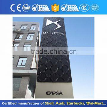 Electric Double Side Light Pylon Sign Cutstomized Design